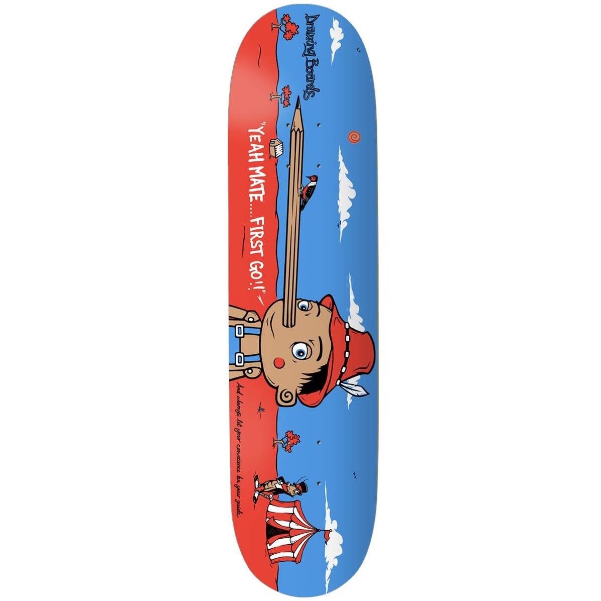 Drawing Boards Pinocchio Skateboard Deck 8.5''
