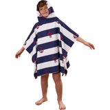 Dreamscene Kids Poncho Towel - Anchor Navy