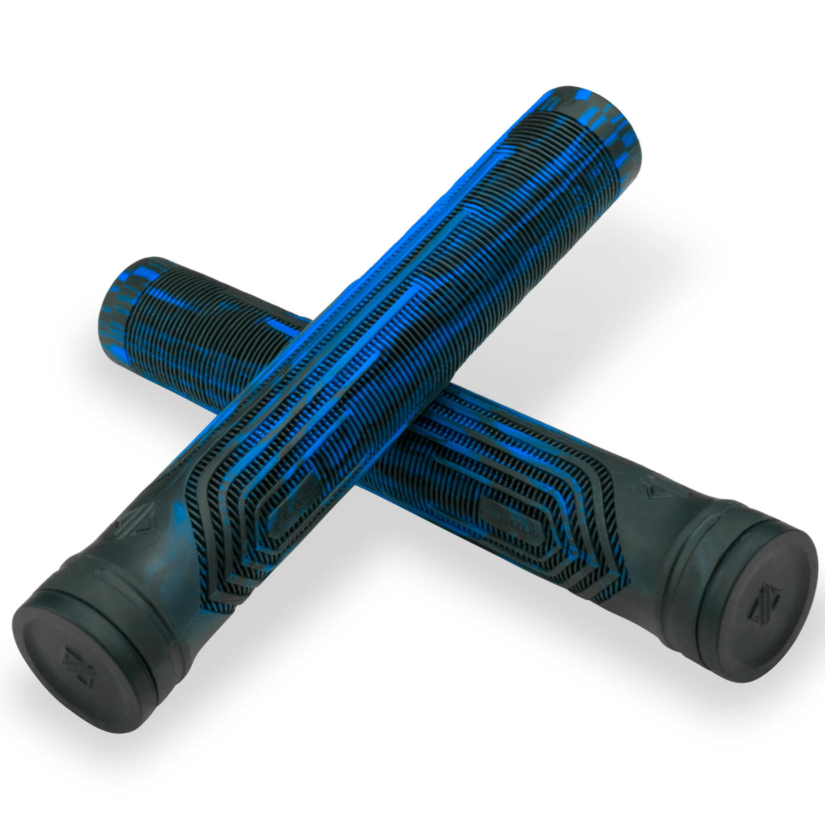 Drone Acolyte 180mm Scooter Grips - Black/Blue Marble