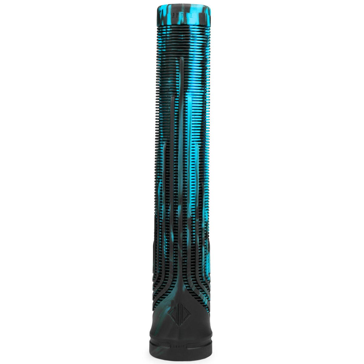 Drone Acolyte 180mm Scooter Grips - Black/Cyan Marble