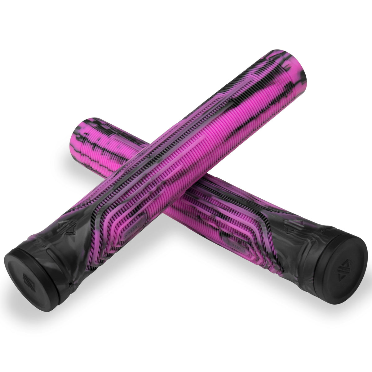 Drone Acolyte 180mm Scooter Grips - Black/Pink Marble