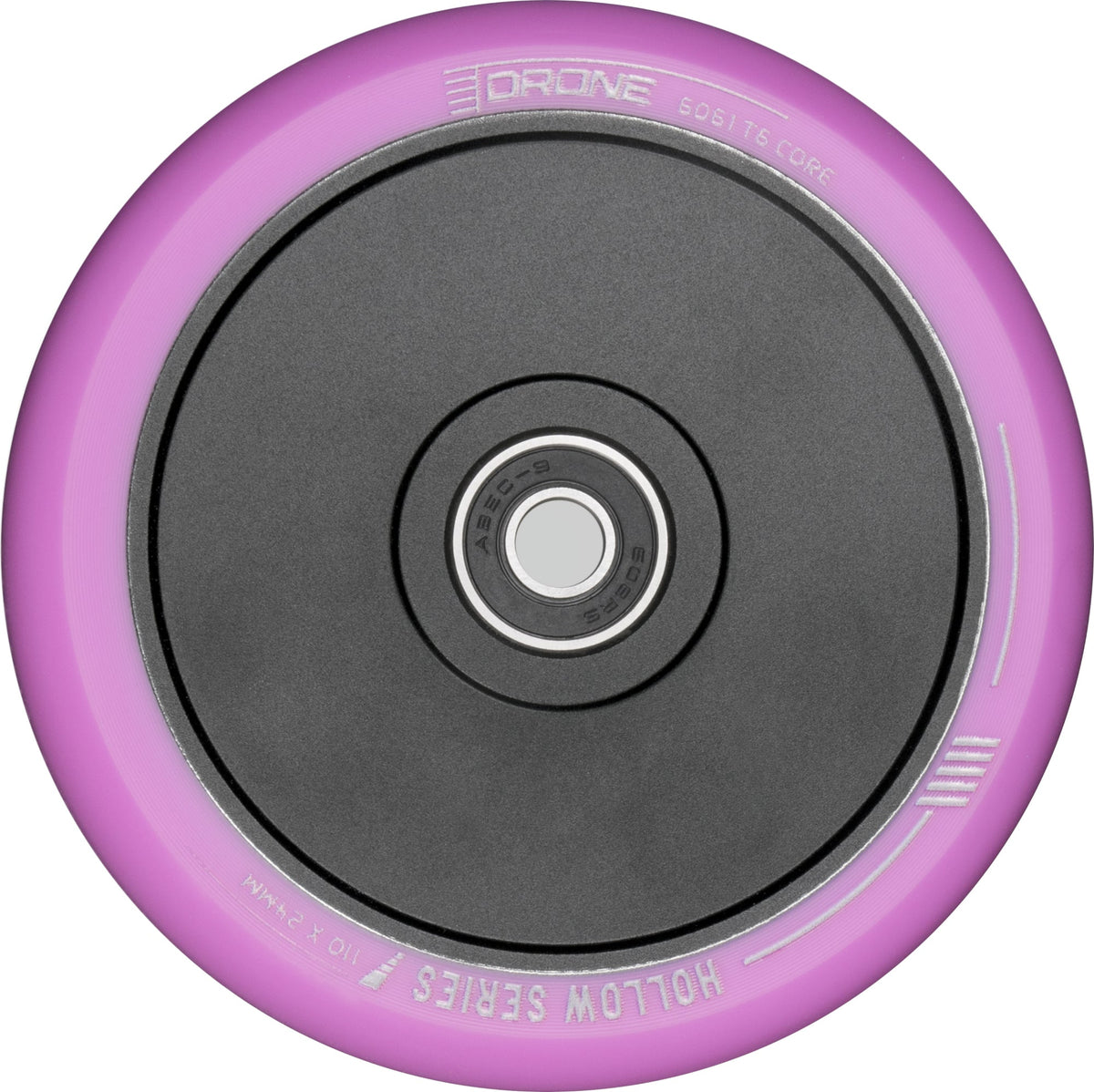 Drone Hollow Series 110mm Scooter Wheel - Pink/Black