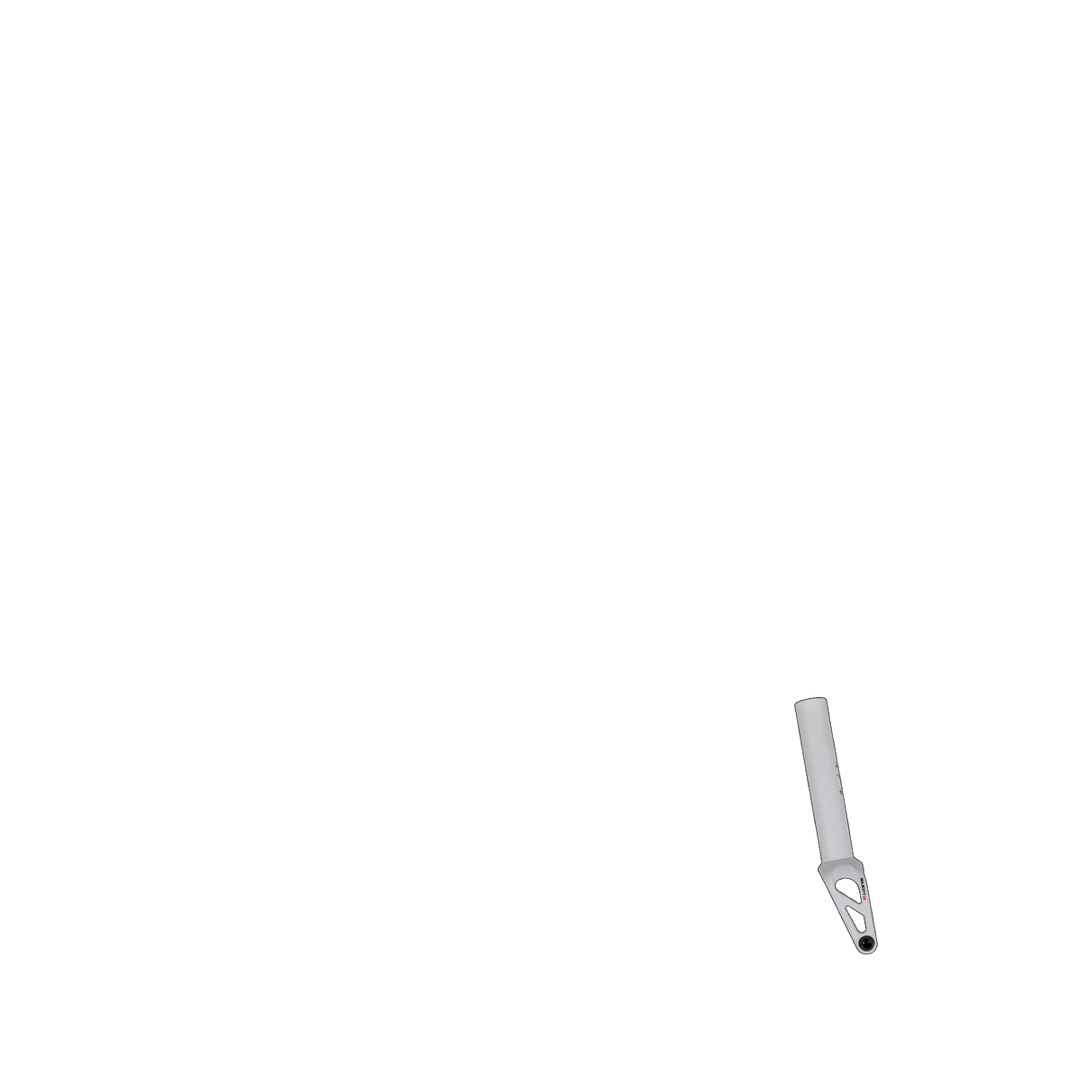 Drone Majesty 3.0 SCS/HIC Scooter Forks - White