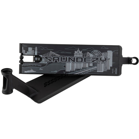 Drone Saundezy Signature Scooter Deck - Black 22" x 6.5"