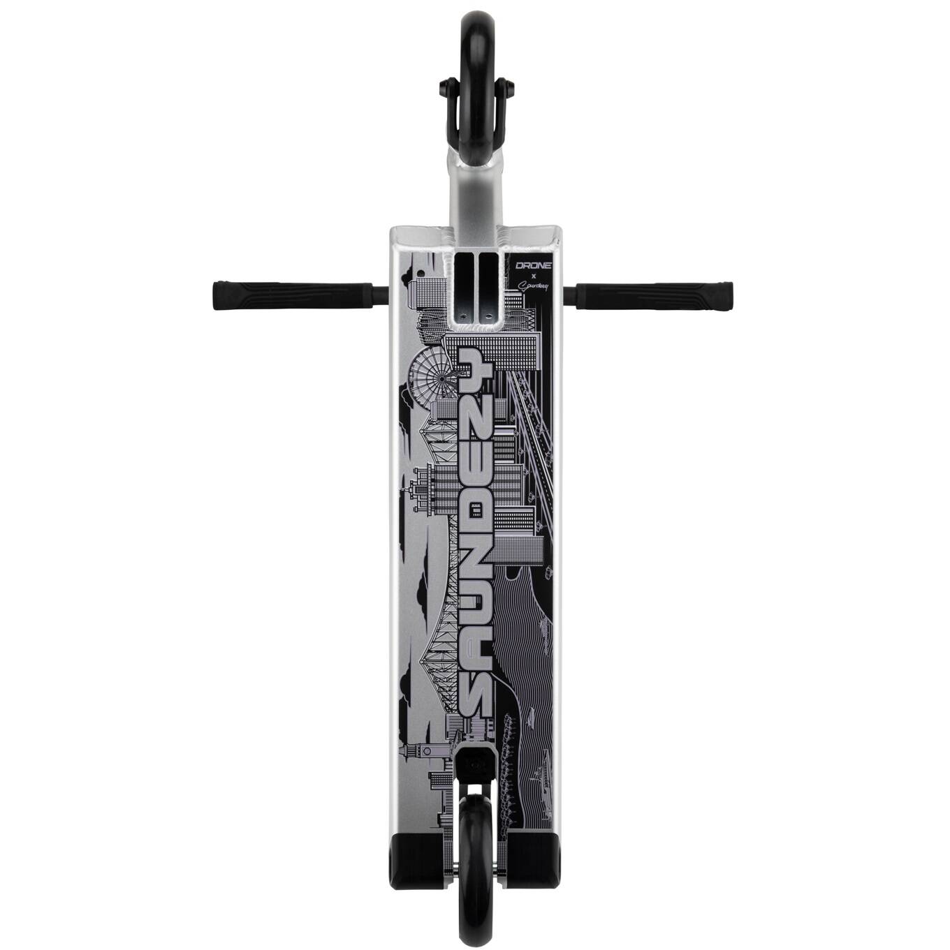 Drone Saundezy Signature Element Stunt Scooter - Silver