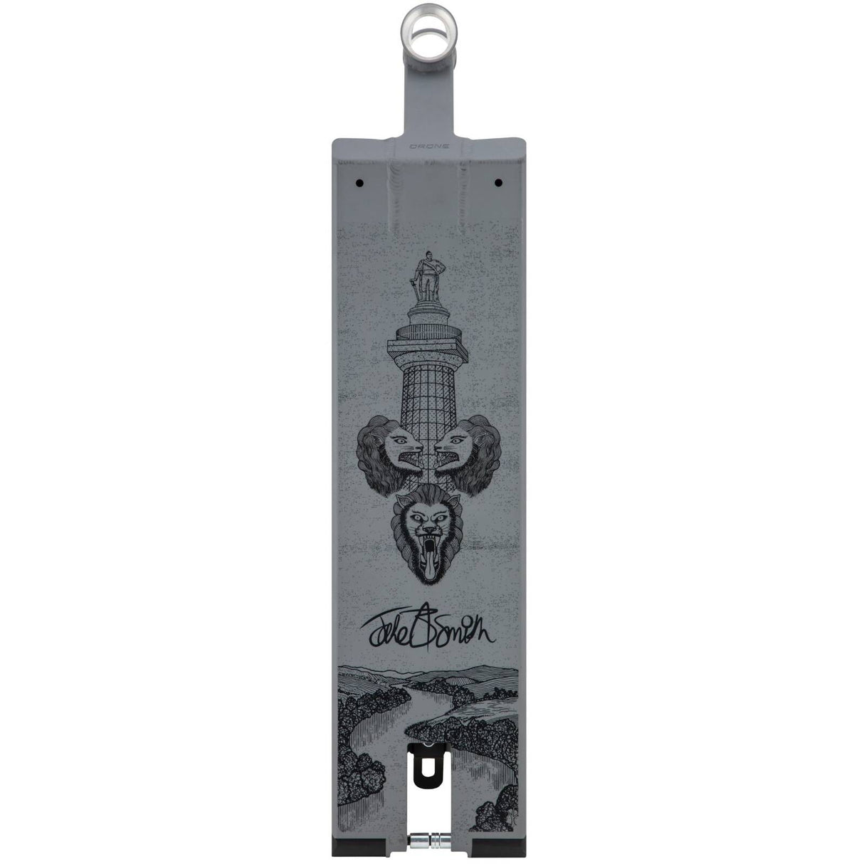 Drone Nexus 1 Jake B Smith Signature Scooter Deck - Grey 22" x 6"