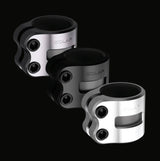 Drone Solar Double Collar Scooter Clamp - Black
