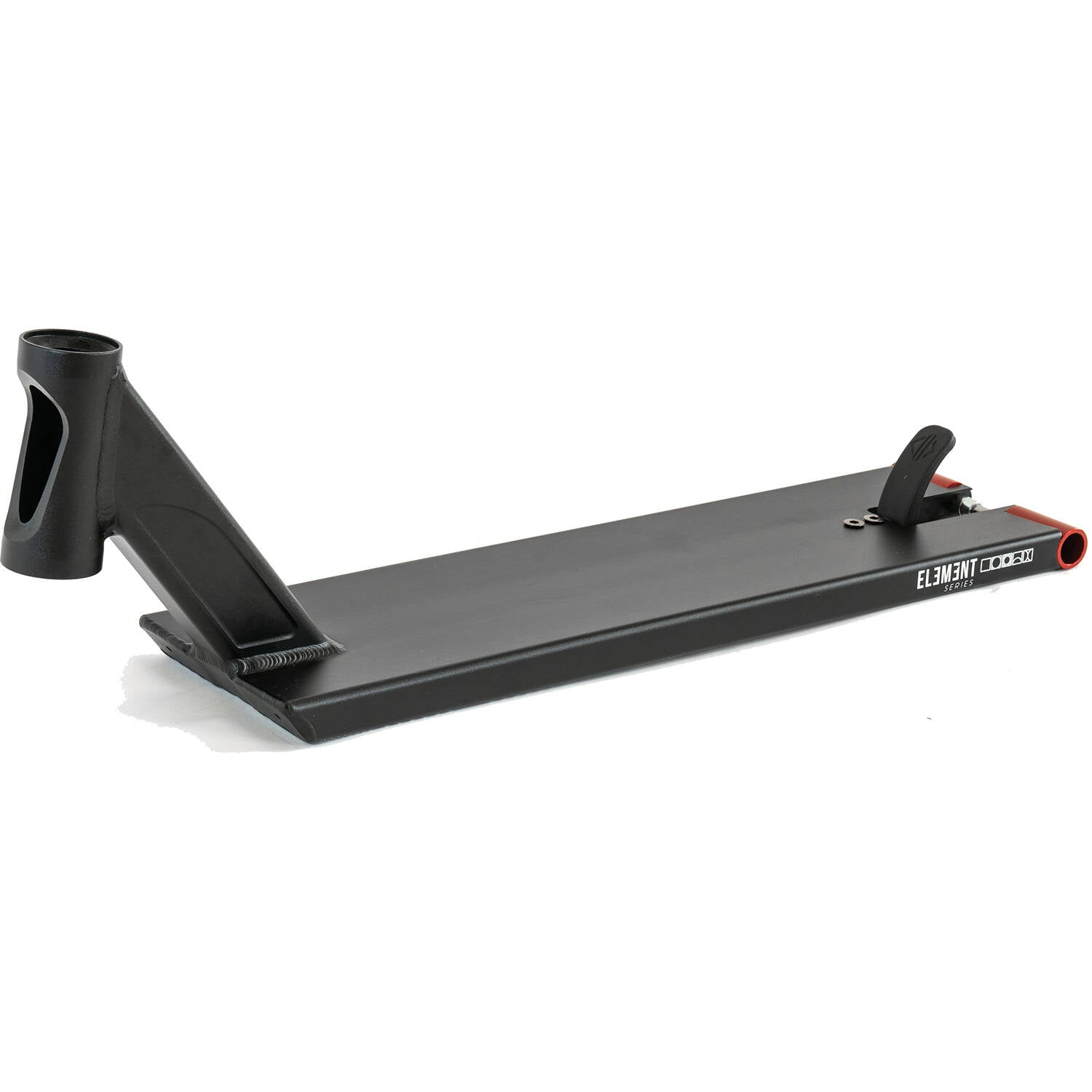 Drone Element Scooter Deck - All Black/Red Pegs 22" x 5.5"