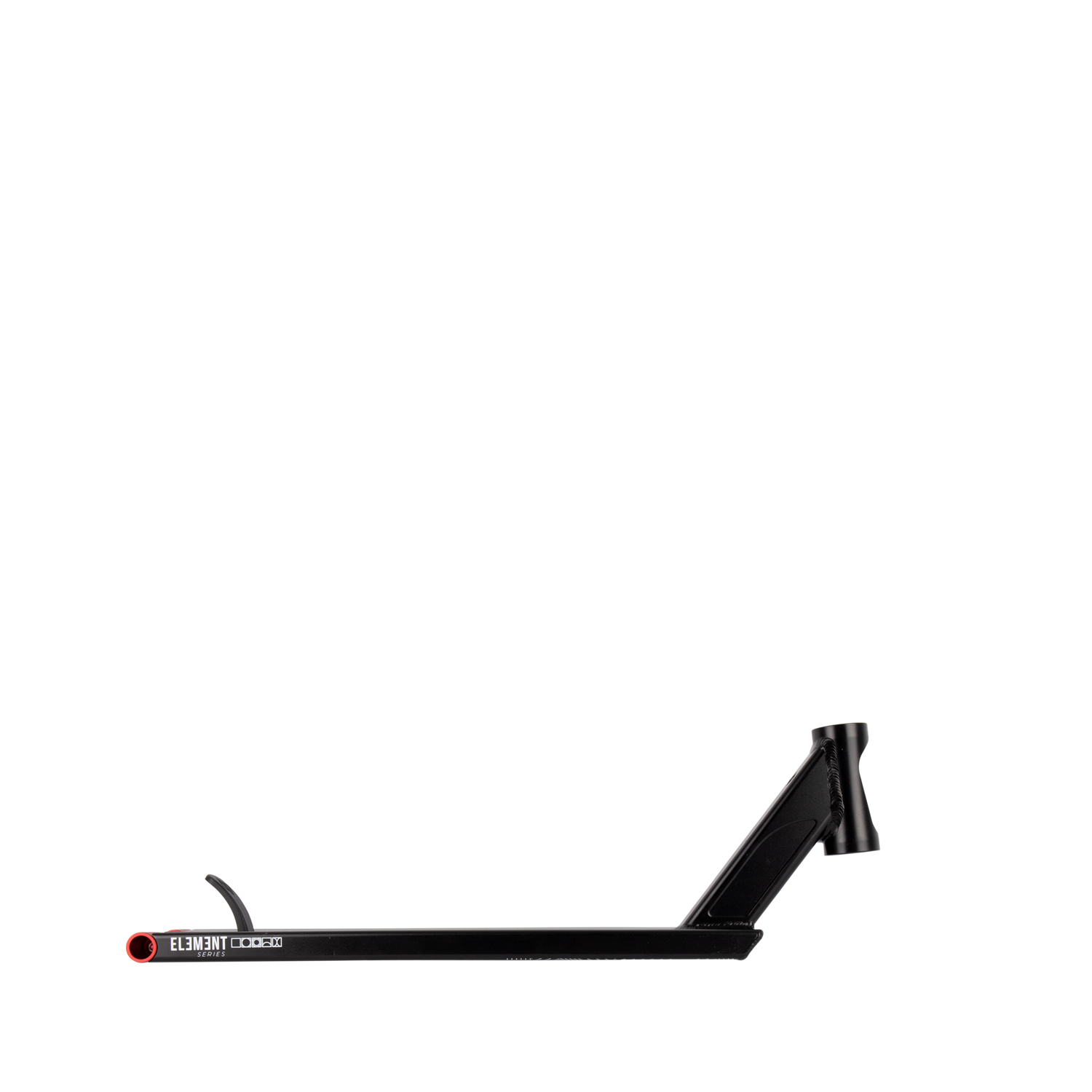 Drone Element Scooter Deck - All Black/Red Pegs 22" x 5.5"