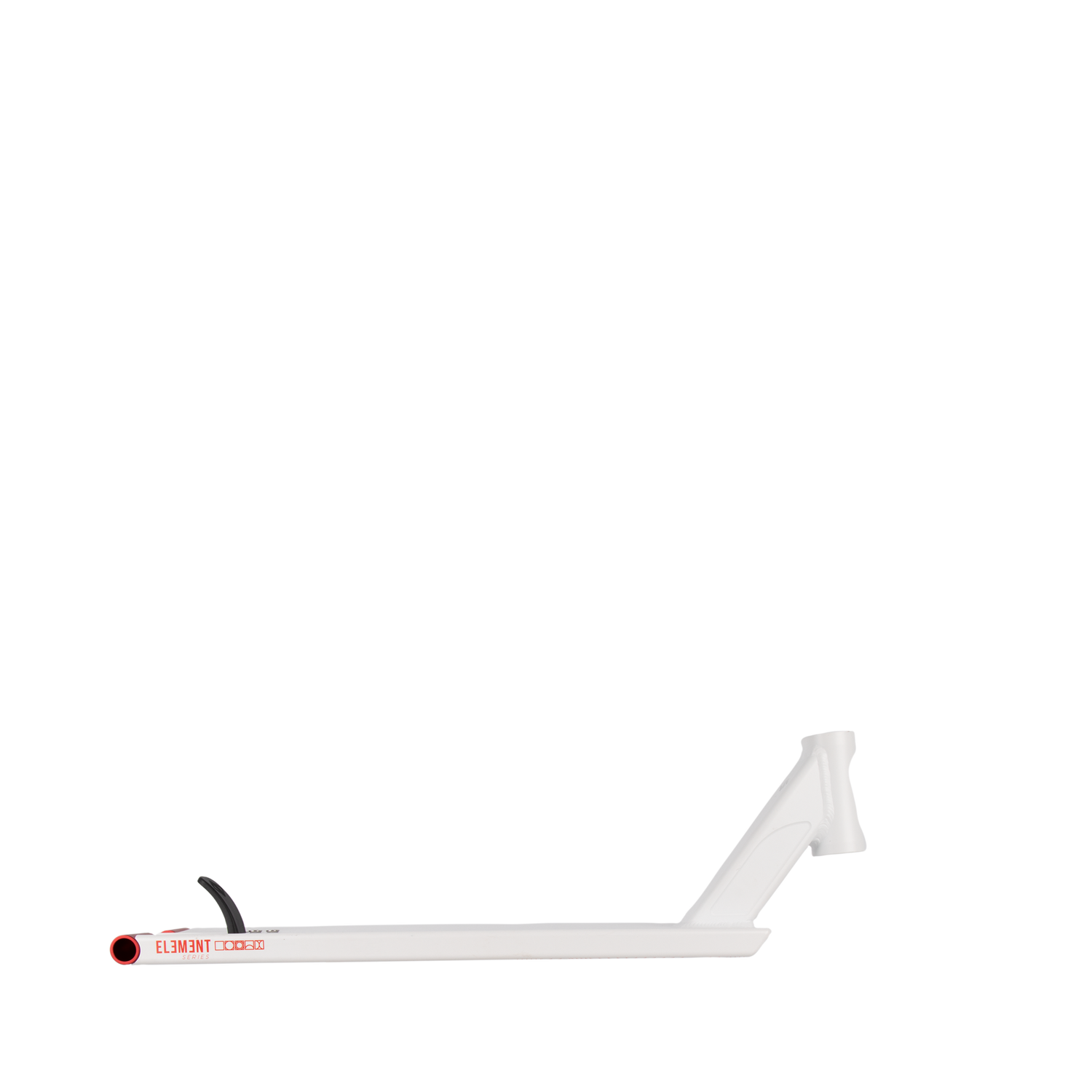 Drone Element Scooter Deck - All White/Red Pegs 21" x 5.5"