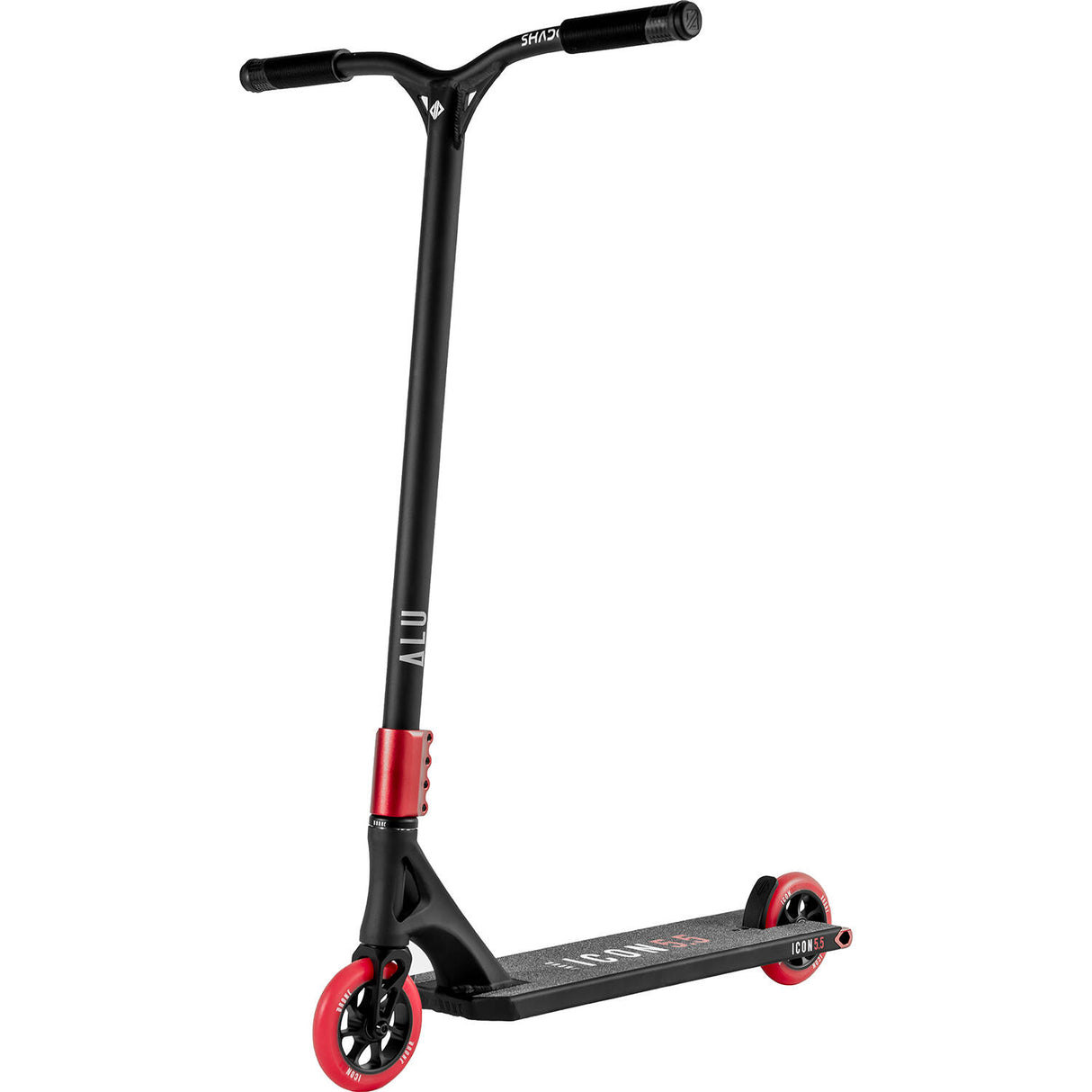 Drone Icon 5.5" Street Stunt Scooter - Black/Red