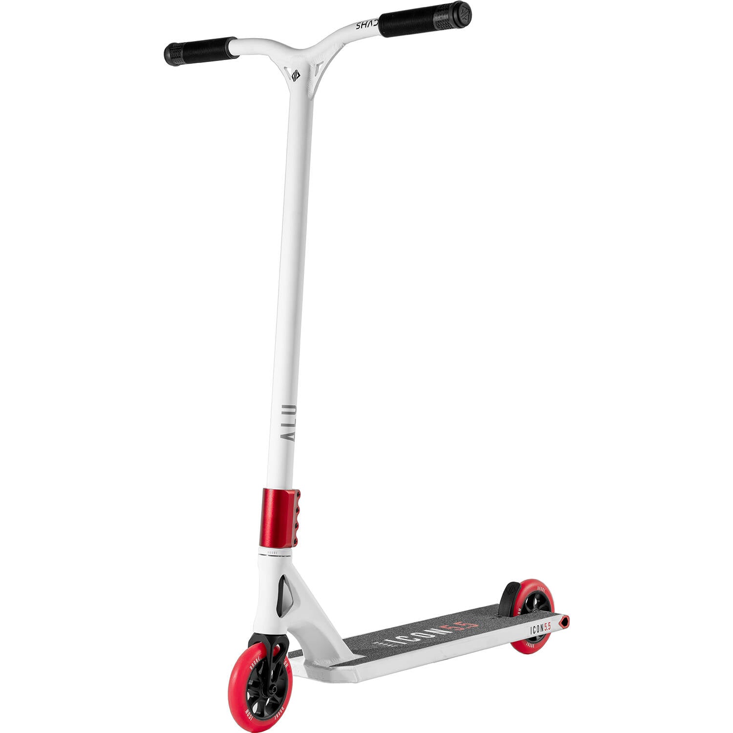 Drone Icon 5.5" Street Stunt Scooter - White/Red