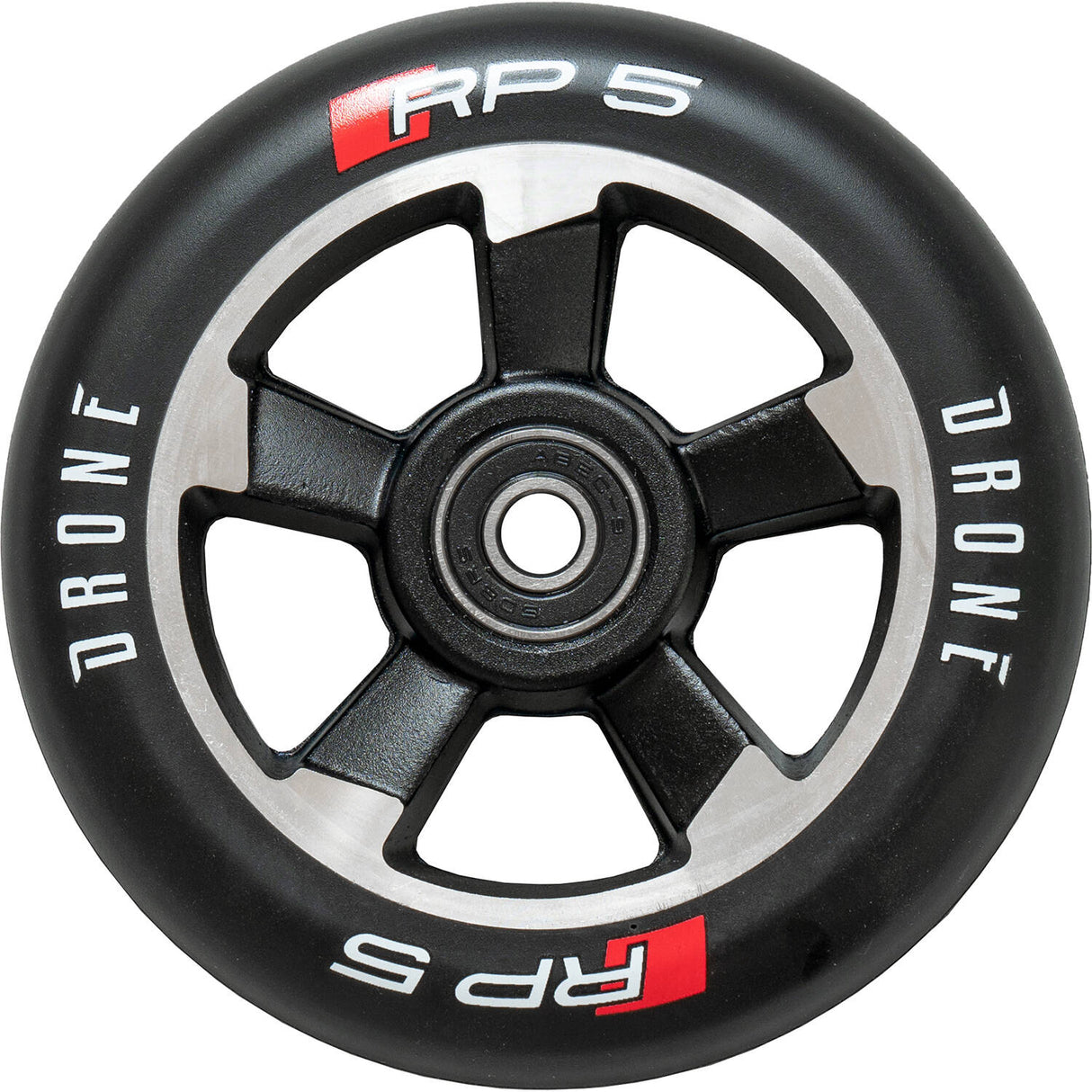Drone RP5 Scooter Wheel 110mm - Black Core/Black PU