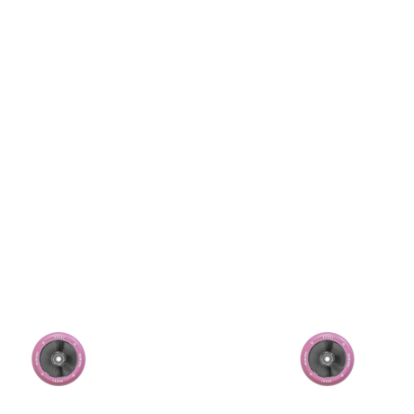Drone Hollow Series Scooter Wheel 110mm - Smoked Chrome/Purple