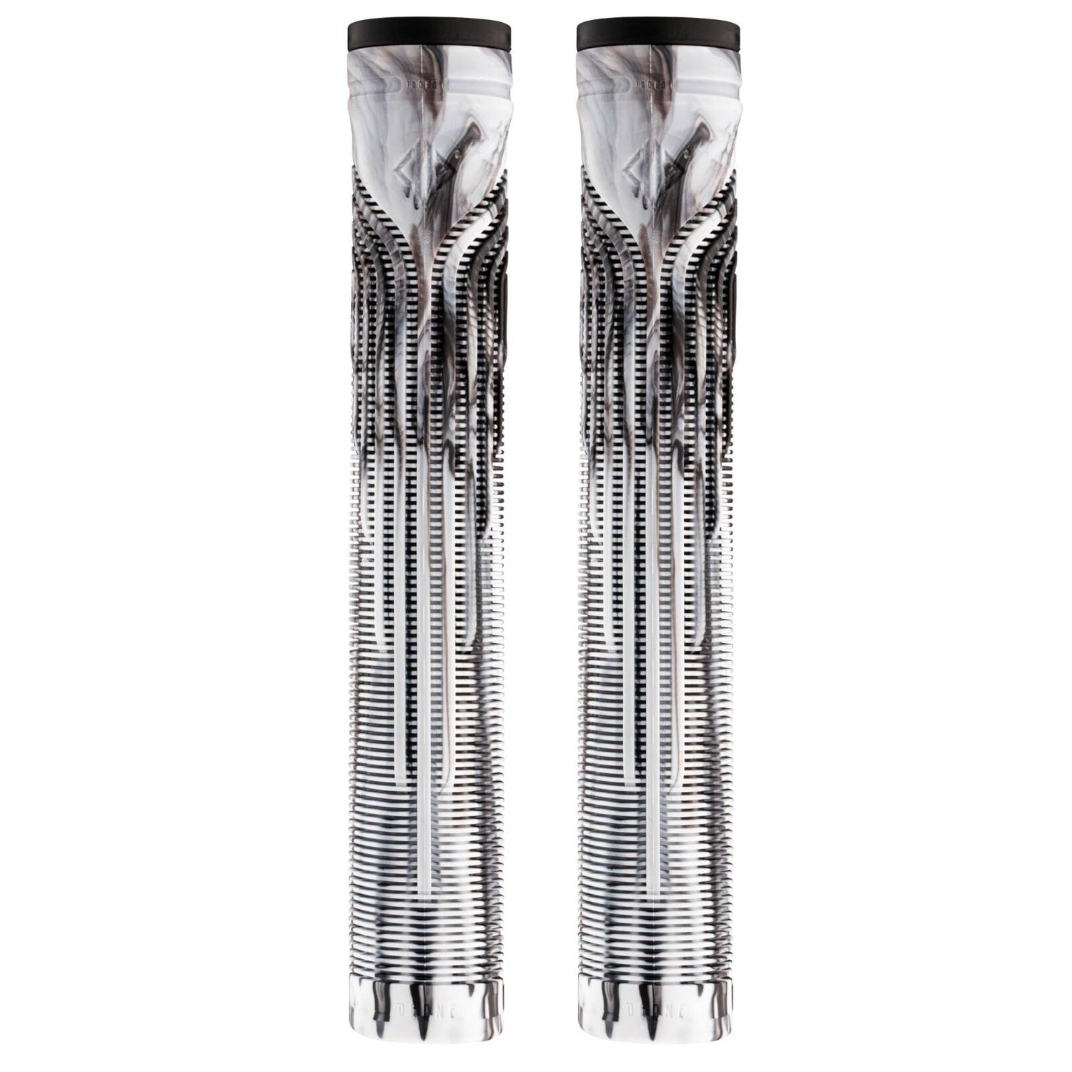 Drone Acolyte Scooter Grips - Black/White Marble