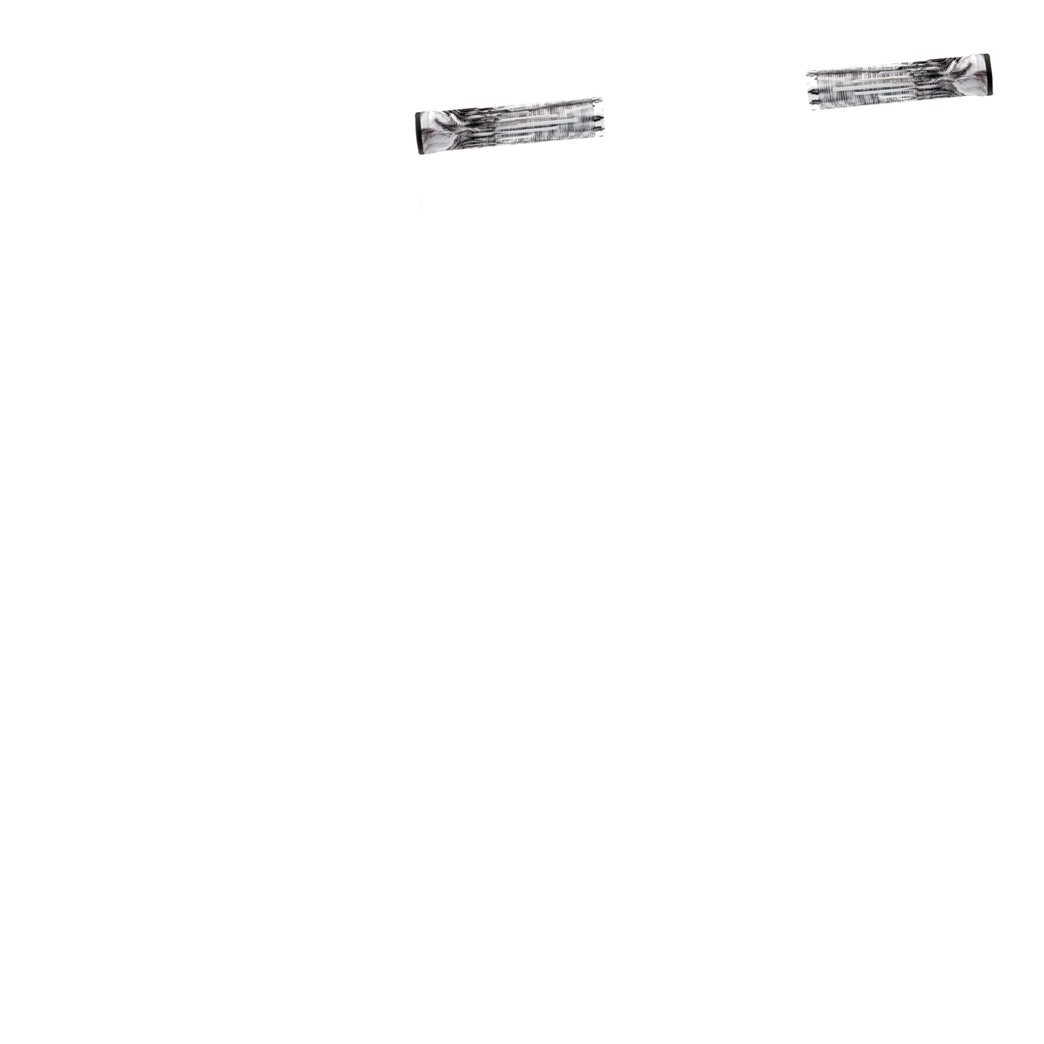 Drone Acolyte Scooter Grips - Black/White Marble