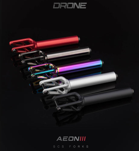 Drone Aeon 3 Feather-Light SCS Scooter Forks - Black