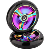 Drone Helios 1 Hollow-Spoked Feather-Light 110mm Scooter Wheel - Neochrome