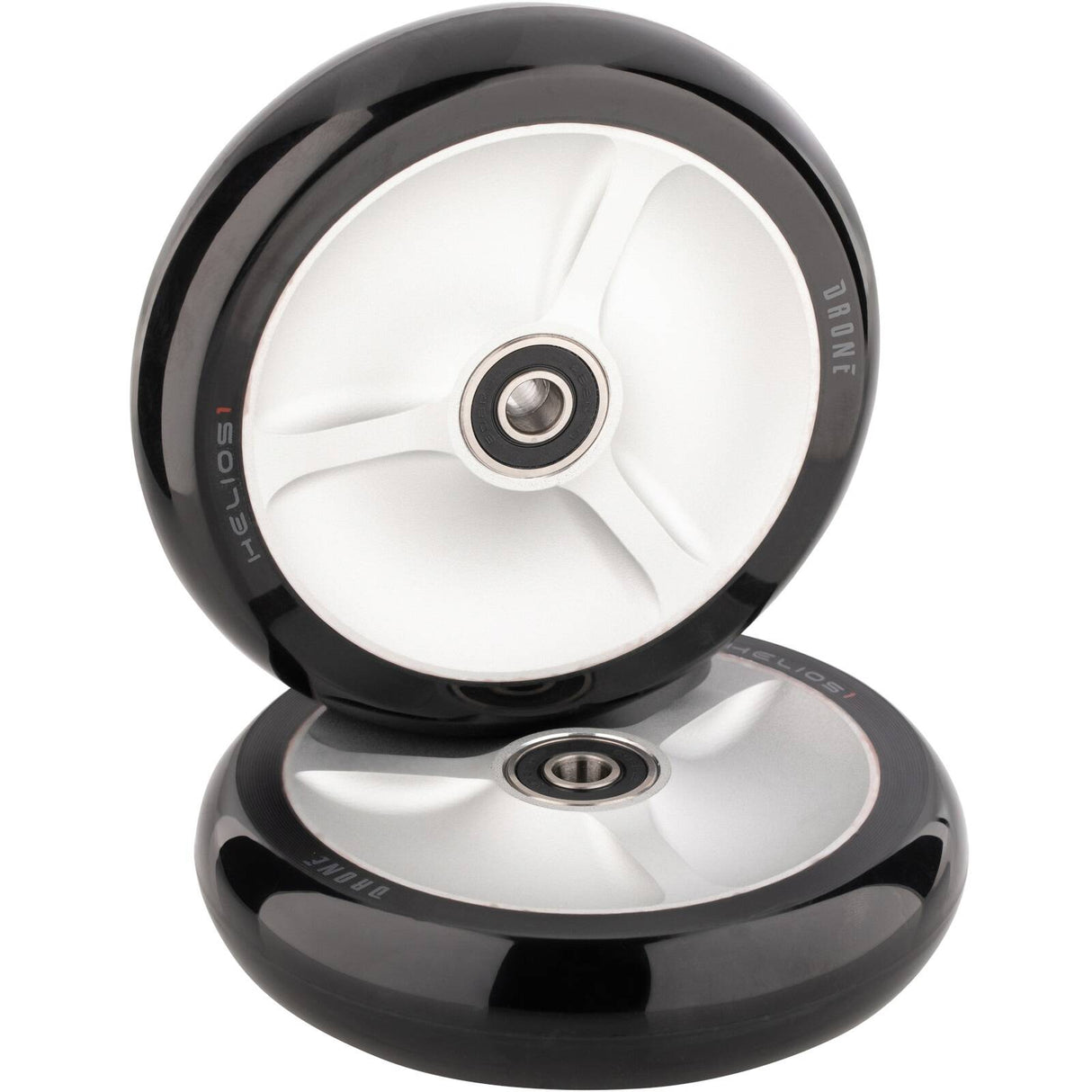 Drone Helios 1 Hollow-Spoked Feather-Light 110mm Scooter Wheel - Silver