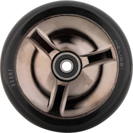 Drone Helios 1 Hollow-Spoked Feather-Light 110mm Scooter Wheel - Smoked Chrome