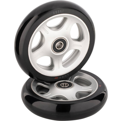 Drone Luxe 3 Dual-Core Feather-Light 110mm Scooter Wheel - Silver