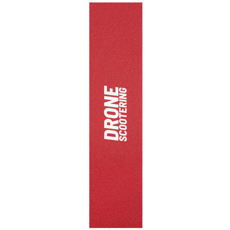 Drone Scootering Logo Scooter Grip Tape - Red 23" x 6"