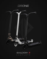 Drone Shadow 3 Feather-Light Stunt Scooter - Smoked Chrome