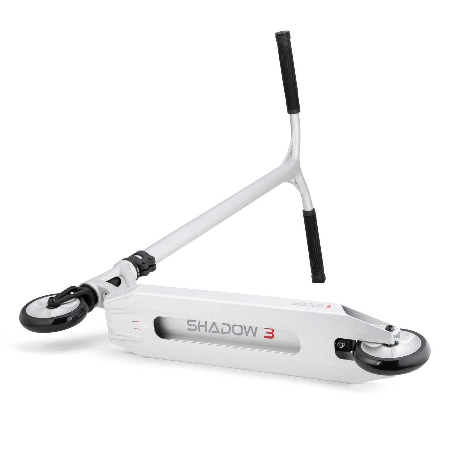 Drone Shadow 3 Feather-Light Stunt Scooter - Silver Anodised
