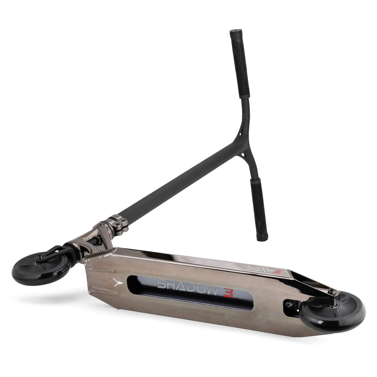 Drone Shadow 3 Feather-Light Stunt Scooter - Smoked Chrome