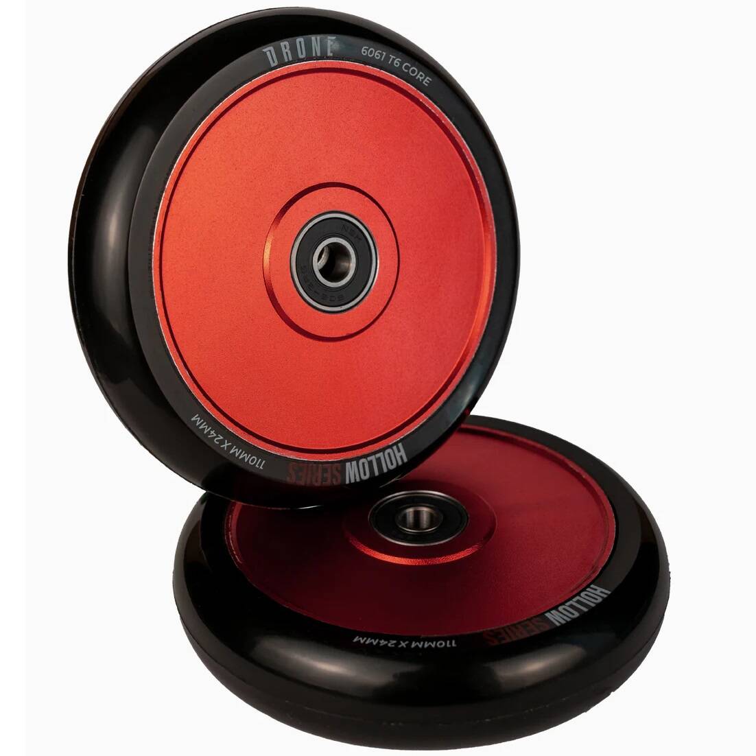 Drone Hollow Series 110mm Scooter Wheel - Red