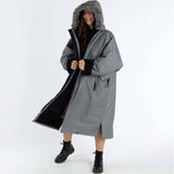 Dryrobe Alpine Adults Advance Long Sleeve Changing Robe - Charcoal