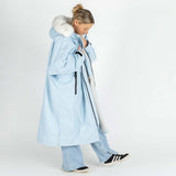 Dryrobe Alpine Adults Advance Long Sleeve Changing Robe - Ice Blue