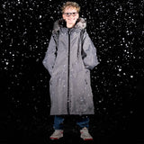 Dryrobe Kids Advance Long Sleeve Changing Robe - Charcoal