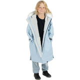 Dryrobe Kids Advance Long Sleeve Changing Robe - Ice Blue