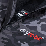 Dryrobe Advance Long Sleeve V3 Changing Robe - Black/Camoflage/Black