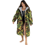 Dryrobe Advance Long Sleeve V3 Changing Robe - Camoflage/Grey