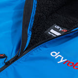 Dryrobe Advance Long Sleeve V3 Changing Robe - Cobalt Blue/Black