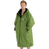Dryrobe Advance Long Sleeve V3 Changing Robe - Dark Green/Black