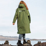 Dryrobe Advance Long Sleeve V3 Changing Robe - Dark Green/Black