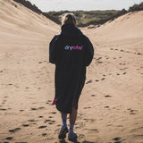 Dryrobe Advance Short Sleeve V3 Changing Robe - Black/Pink