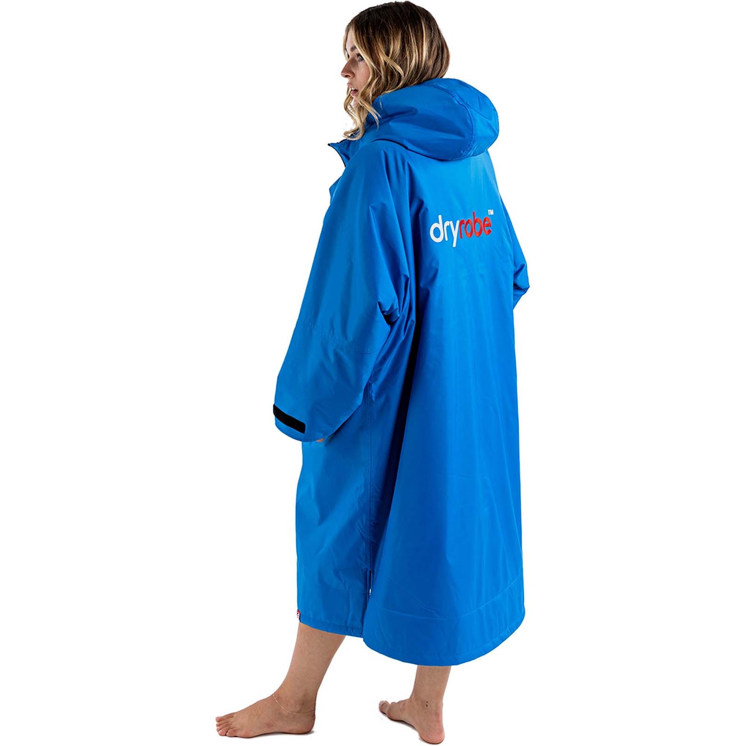 Dryrobe Advance Long Sleeve Changing Robe - Cobalt Blue/Black