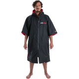 Dryrobe Advance Short Sleeve Changing Robe - Black/Red