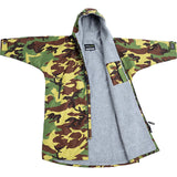 Dryrobe Advance Long Sleeve Changing Robe - Camo/Grey