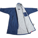 Dryrobe Advance Long Sleeve Changing Robe - Navy/Grey