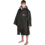 Dryrobe Advance Kids Long Sleeve Changing Robe - Black/Grey