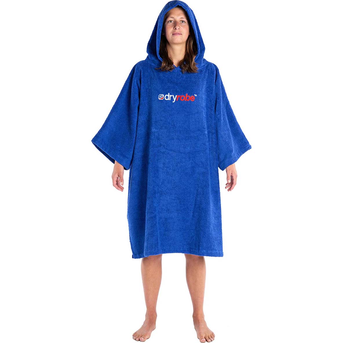 Dryrobe Organic Cotton Towel Changing Robe - Royal Blue