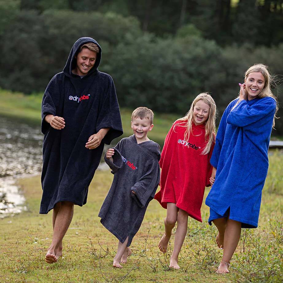 Dryrobe Organic Cotton Towel Changing Robe - Royal Blue