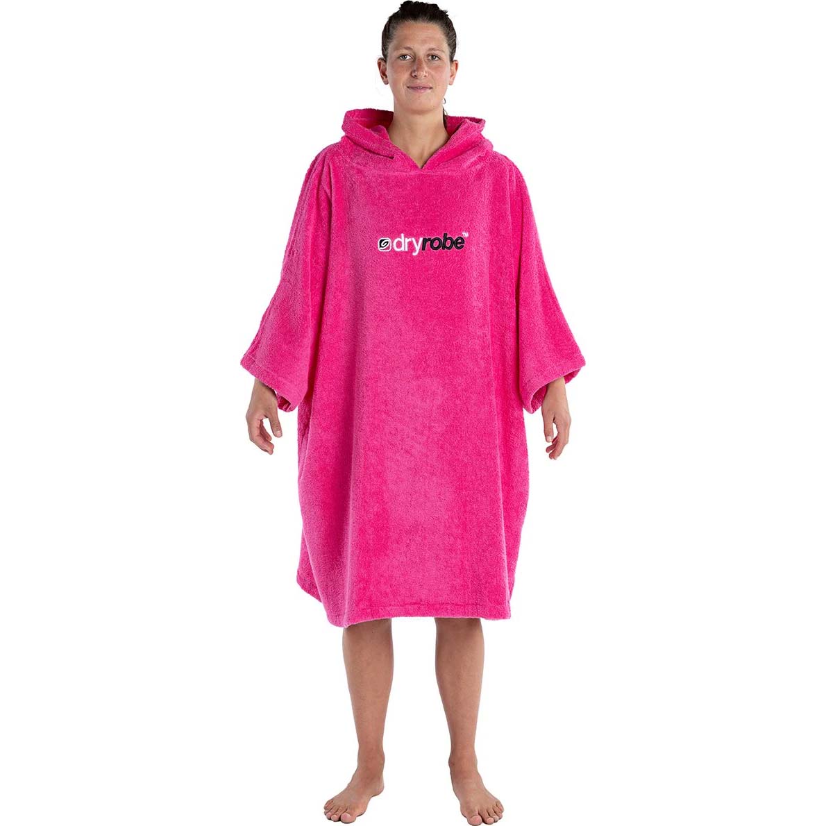 Dryrobe Organic Cotton Towel Changing Robe - Pink