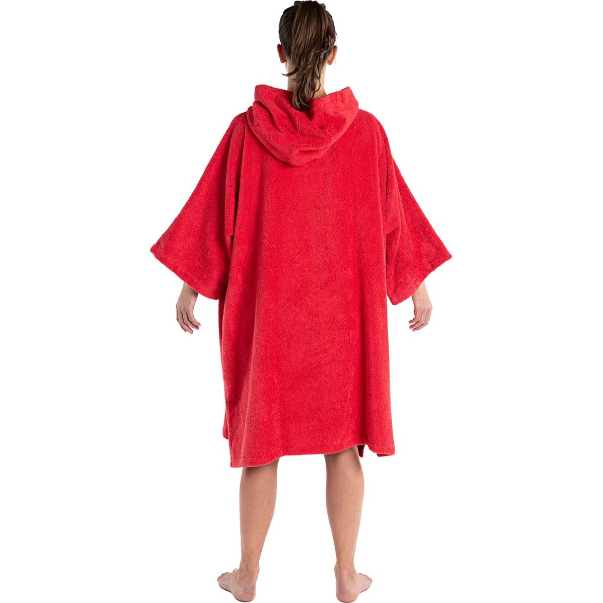 Dryrobe Organic Cotton Towel Changing Robe - Red