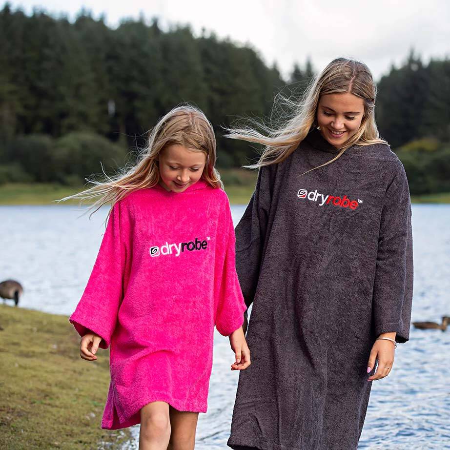 Dryrobe Organic Cotton Towel Changing Robe - Navy